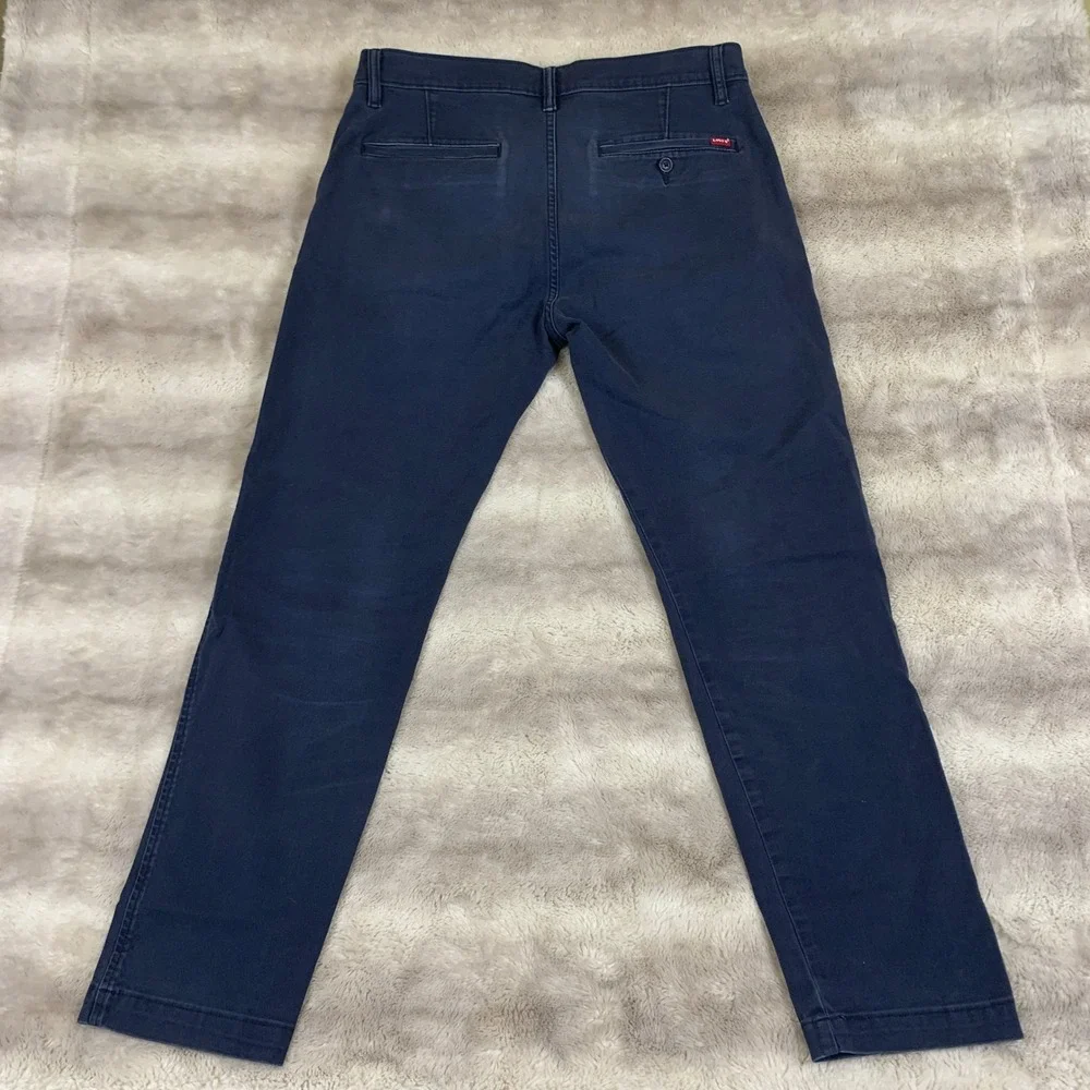 Levi's XX Chino‎ Standard Taper Pants Mens 32x32 (fits 29L) Navy Cotton Twill